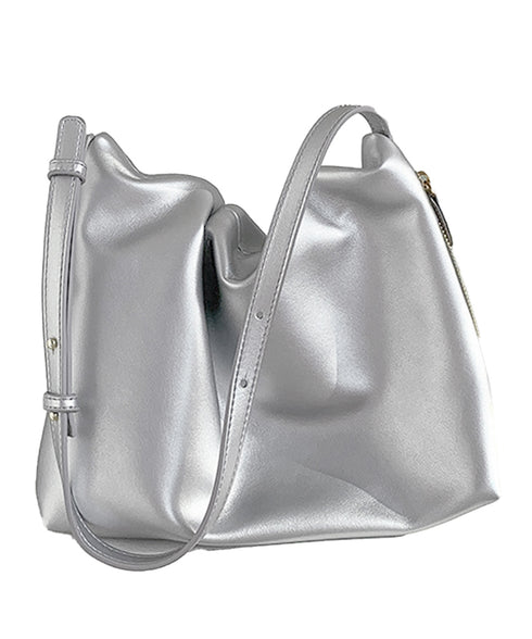 ショルダーバッグ 韓国風 ギャザーバッグ レディース ワンハンドルバッグ フェイクレザー トートバッグ 2way 肩掛けバッグ おしゃれ PUレザー 大人可愛い鞄 77XDD-001